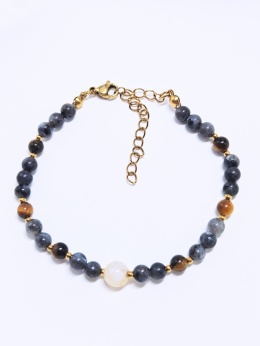 Bransoletka Cytryn, Labradoryt, Tygrysie oko