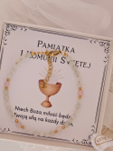Bransoletka dla dziewczynki z kwarcu różowego i kamienia księżycowego