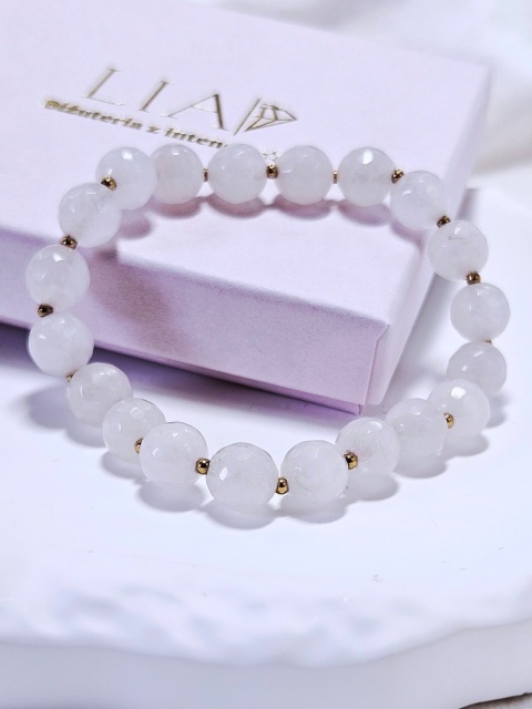 Bransoletka kwarc różowy