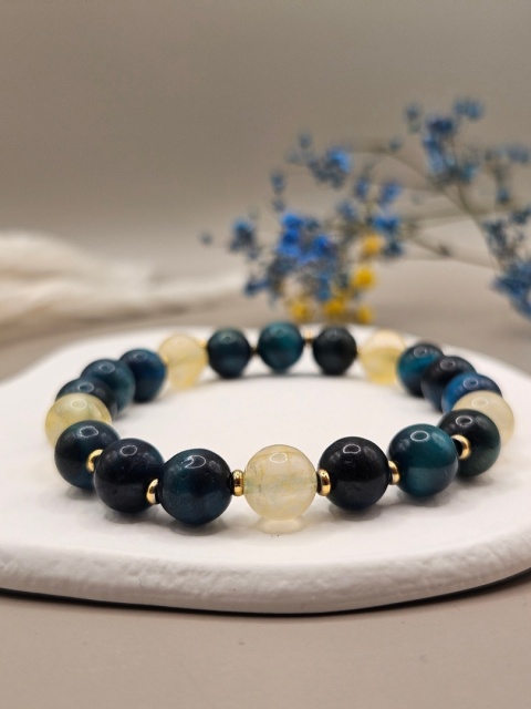 Bransoletka sokole oko z cytrynem