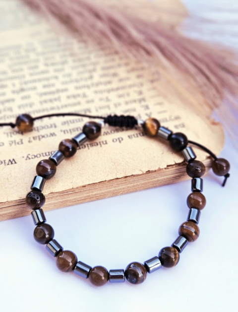 Bransoletka z Tygrysiego Oka dla mężczyzny